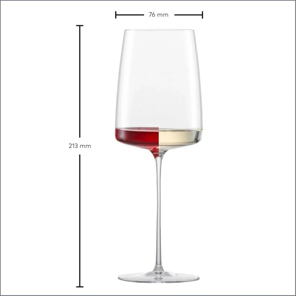 Zwiesel Glas (Glass) Vivid Senses Fruity & Delicate Wine Glasses Set of 2 New
